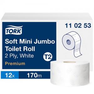 Tork Extra Soft T2 Mini jumbo wc-paperi 3 -krs 12 rll